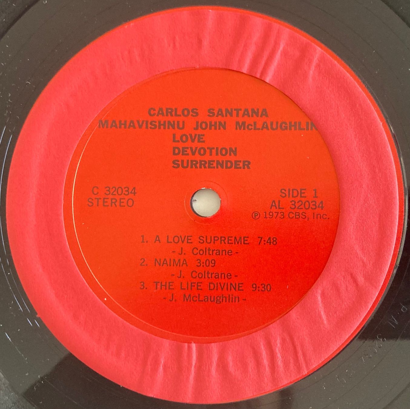 Vinyles: CARLOS SANTANA & MAHAVISHNU JOHN MCLAUGHLIN - LOVE DEVOTION – D'occasion à Poliez-Pittet par Newtown-Records 2