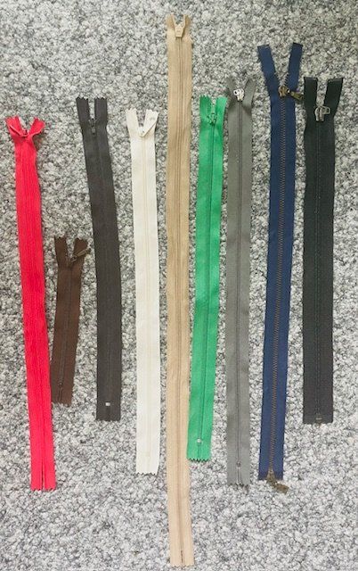YKK Handtaschen-Reißverschlüsse Mit Extra Langem Zugschieber – 5 Stück, Verschiedene Farben, 91,4 Cm Länge