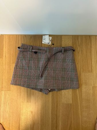 ZARA Karierte Skort Damen Grösse XS neu mit Etikett