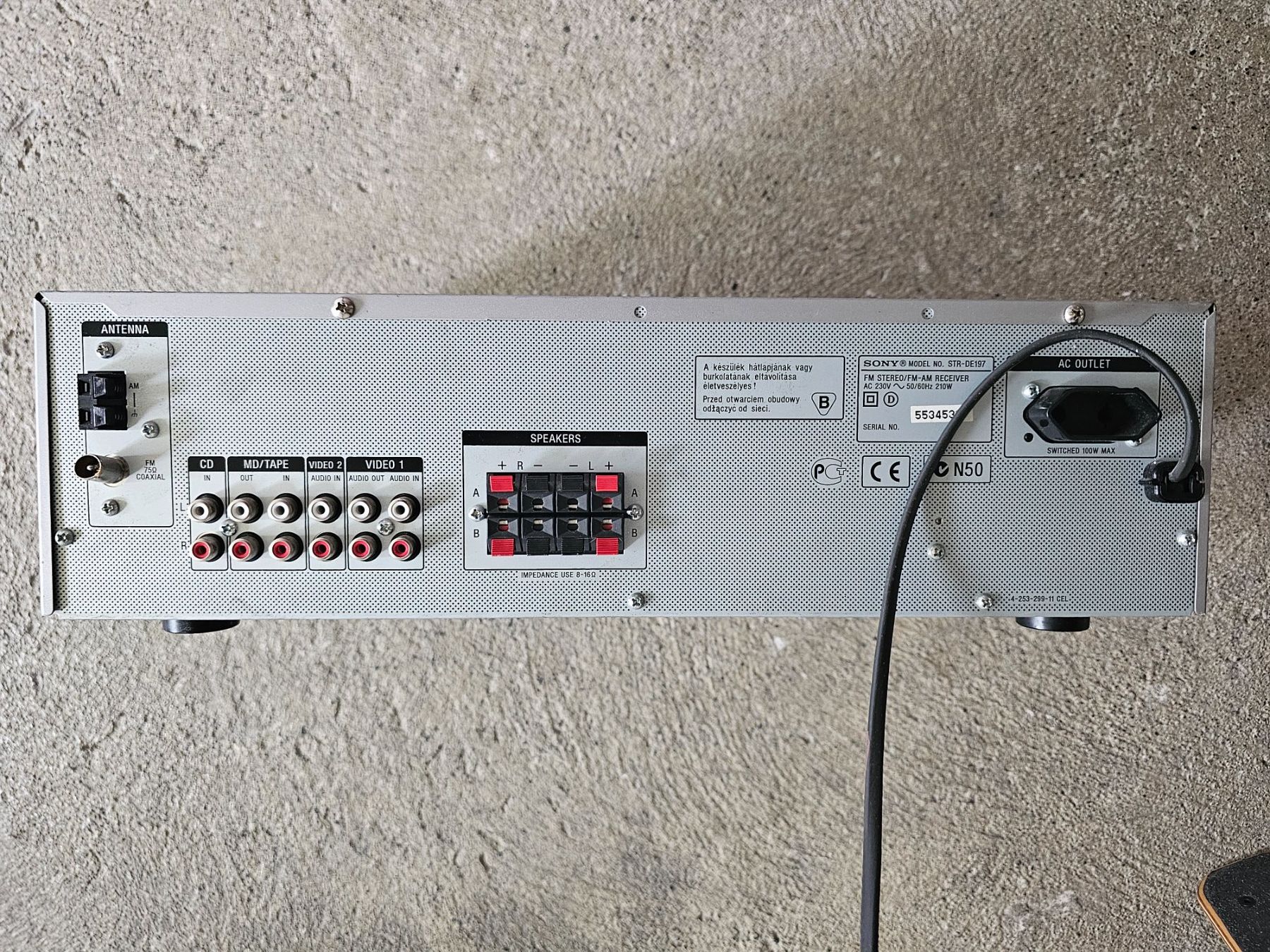 Sony Ricevitori: Sony STR-DE197 Stereo Receiver – Usato da Thun venduto da Sir09 1