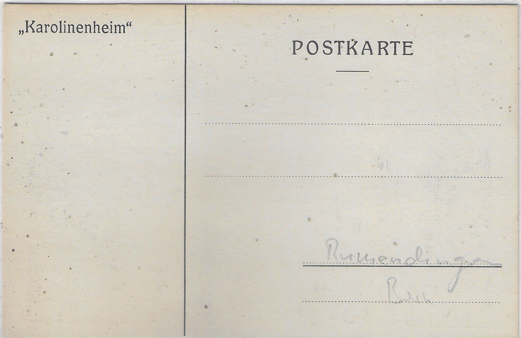 Cartoline postali: Barolinenheim - Rumendingen – Usato da Ettingen venduto da Kartenplanet 1
