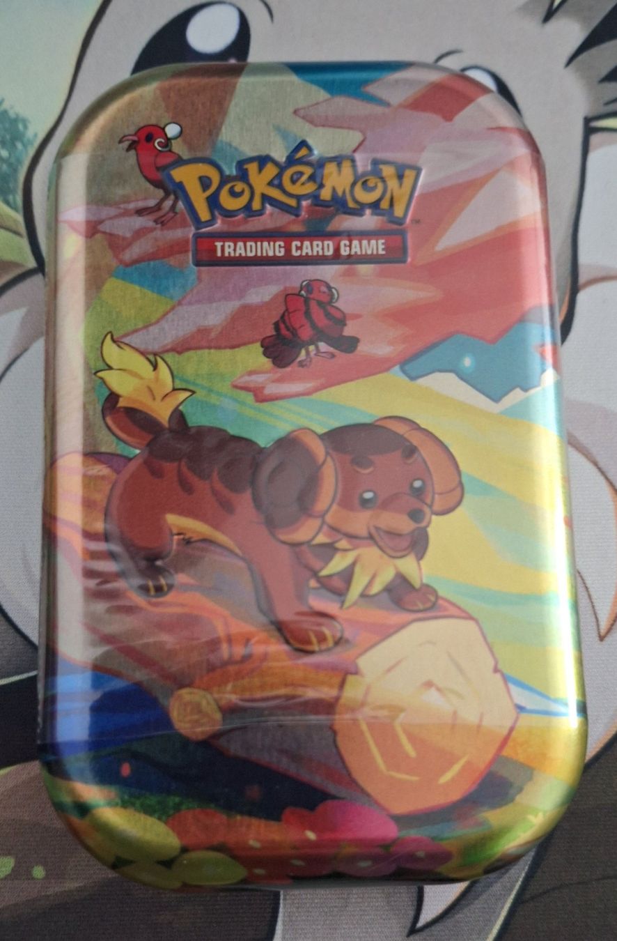 Pokémon Carte collezionabili: Vibrant Paldea Mini Tins: Dachsbun Tin - Tins – Nuovo (secondo la descrizione) da Naters venduto da poketrade11
