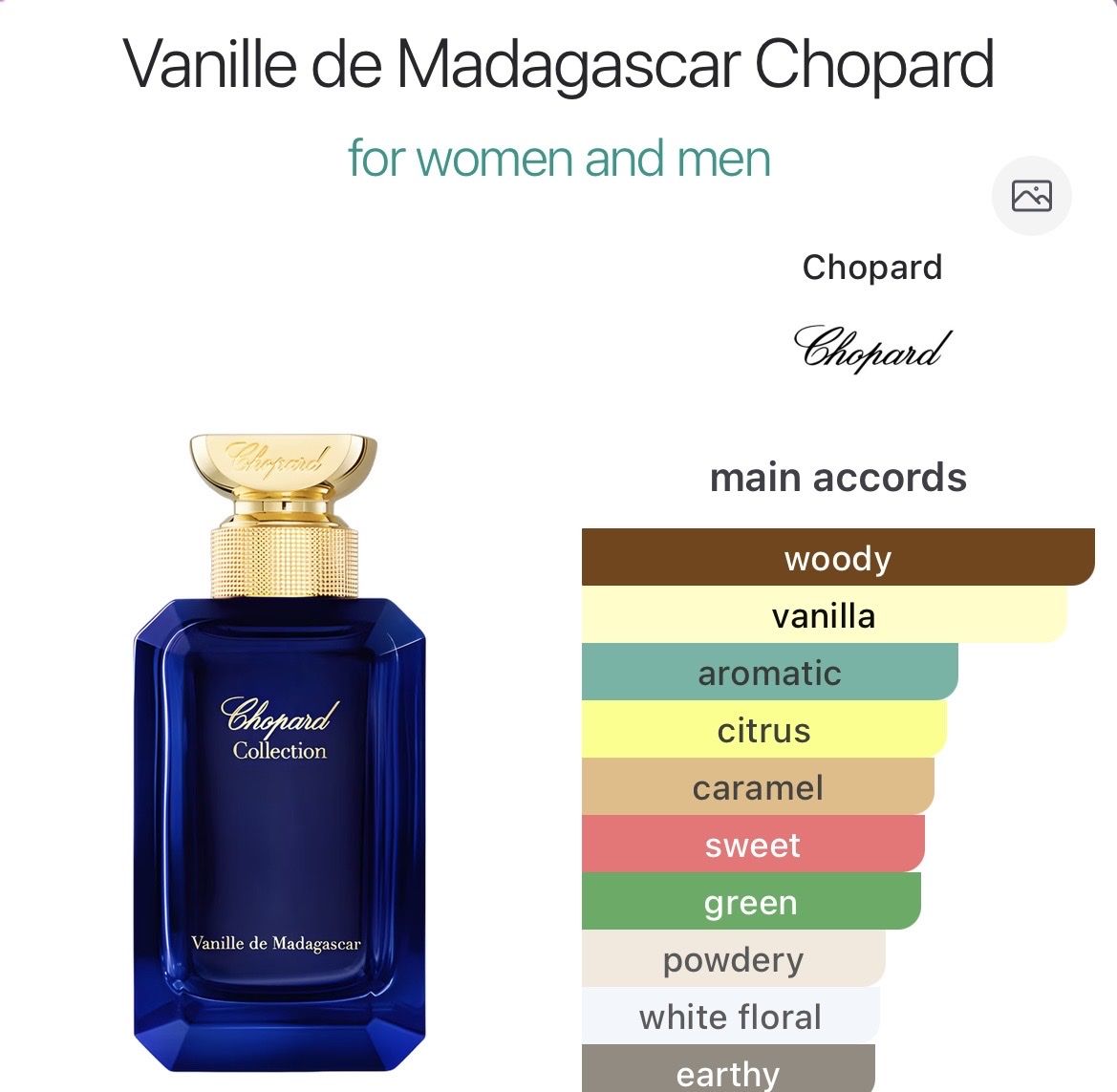 Chopard Profumi & Eau de Toilette: EDP Vanille de Madagascar by Chopard (decant) – Usato da Genève venduto da StaceyH 1