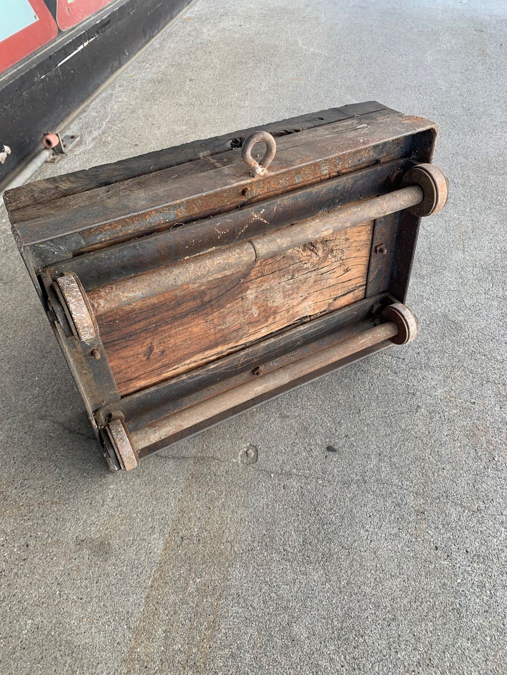 Modelleisenbahnen: Schwerlastwagen, Wagen, Rollwagen, Rollbock, massvholz, – Gebraucht aus Wiedlisbach von materialkreislauf 7