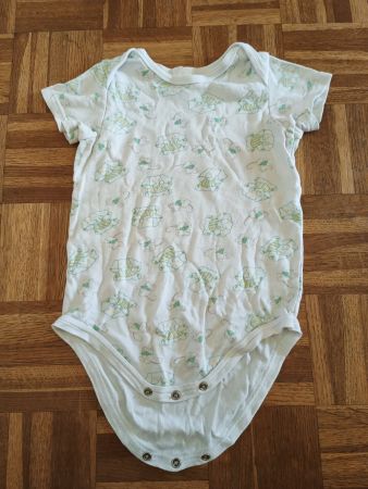 Kinder Body Gr 92 weiss Elefanten/Maus