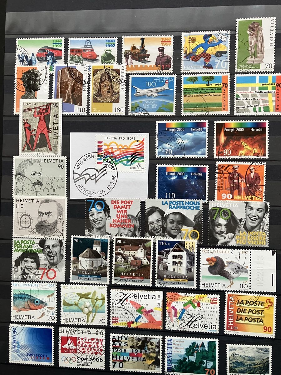 Tutti i francobolli: Schweiz CH 1994-2000 5s – Usato da Cham venduto da Diablo1232 2