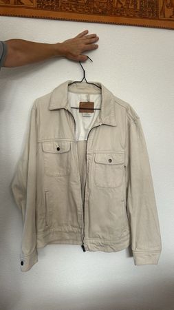 Mango Man Blue Edition Übergangsjacke beige – Grösse M