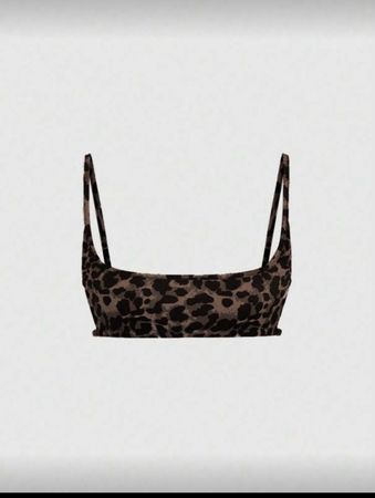 Shein Top Leopard Muster, Grösse S - Neu!