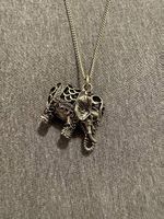 necklace with elephant pendant
