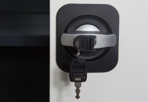 Schränke & Regale: Stahlschrank Moskau dunkelgrau/weiß – Neu und originalverpackt aus Herbertingen von jet-line-e-trade 2