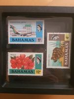 Briefmarken Bahamas, Hawksbill turtle, Hibiskus, Airport, 71