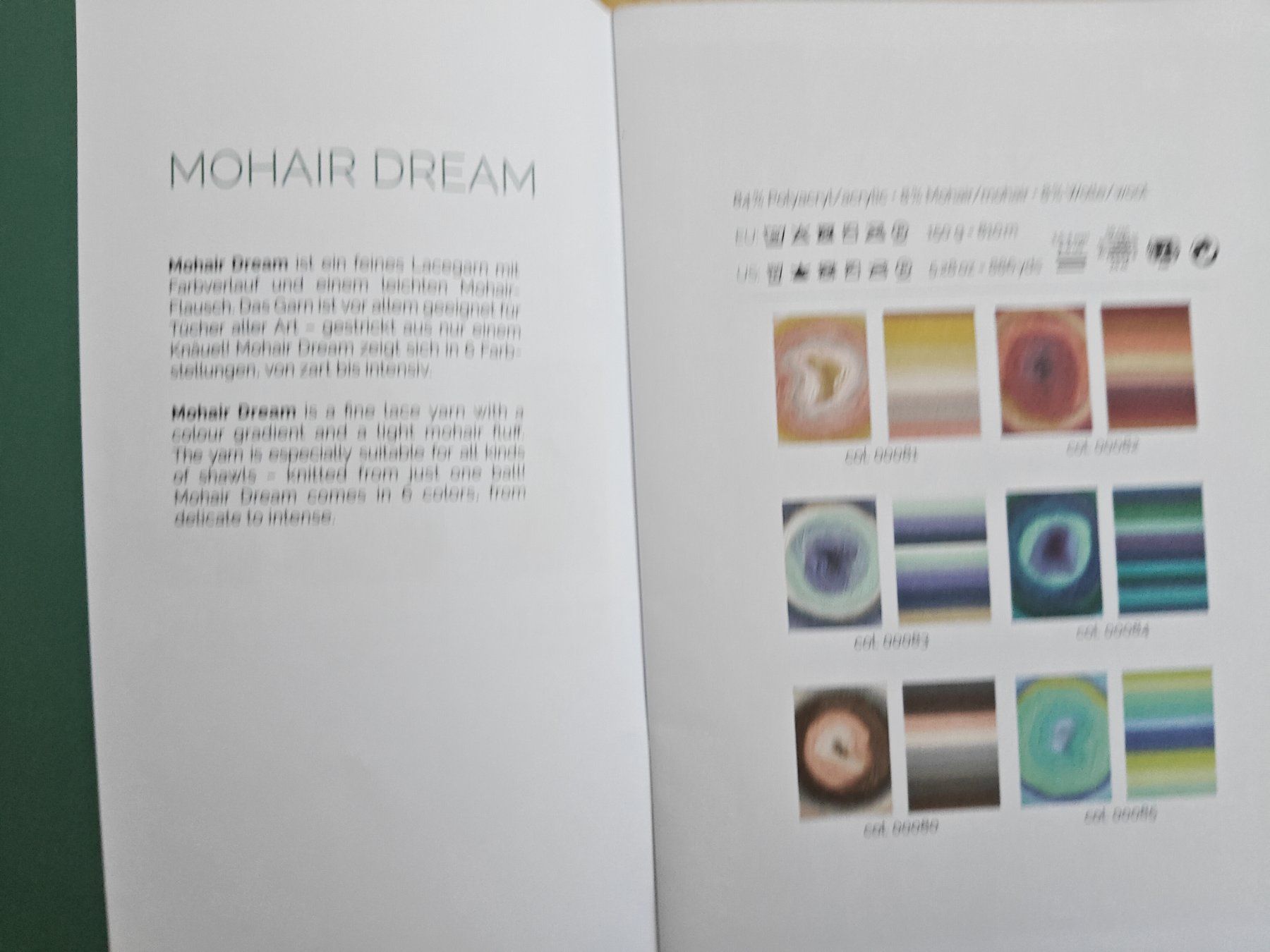 Libri: * Mohair Dream - Schachenmayr Nr. 11 – Usato da Muttenz venduto da Negnuja 1