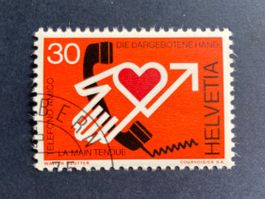1975 Die dargebotene Hand 30 C. ET (ZNr 569)