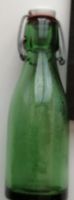 Grüne Bügelflasche  Bülach-perfekt für Sirup - 20cm hoch 3dl