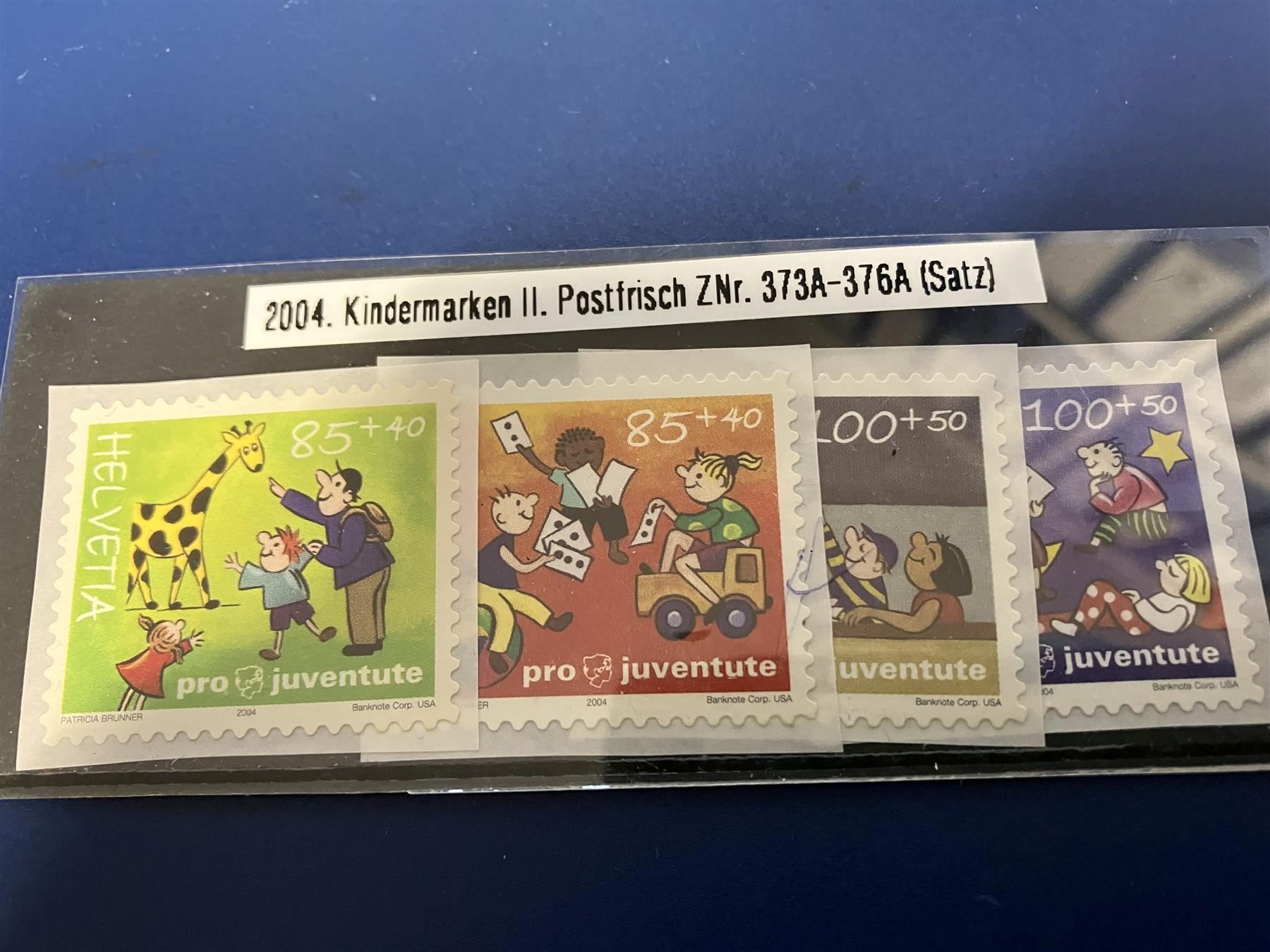 Tutti i francobolli: 2004 Kindermarken II** – Nuovo (secondo la descrizione) da St. Margarethen TG venduto da SGHerbst07