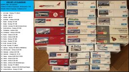 1/500 Herpa Set - 27 avions (Flugzeuge)