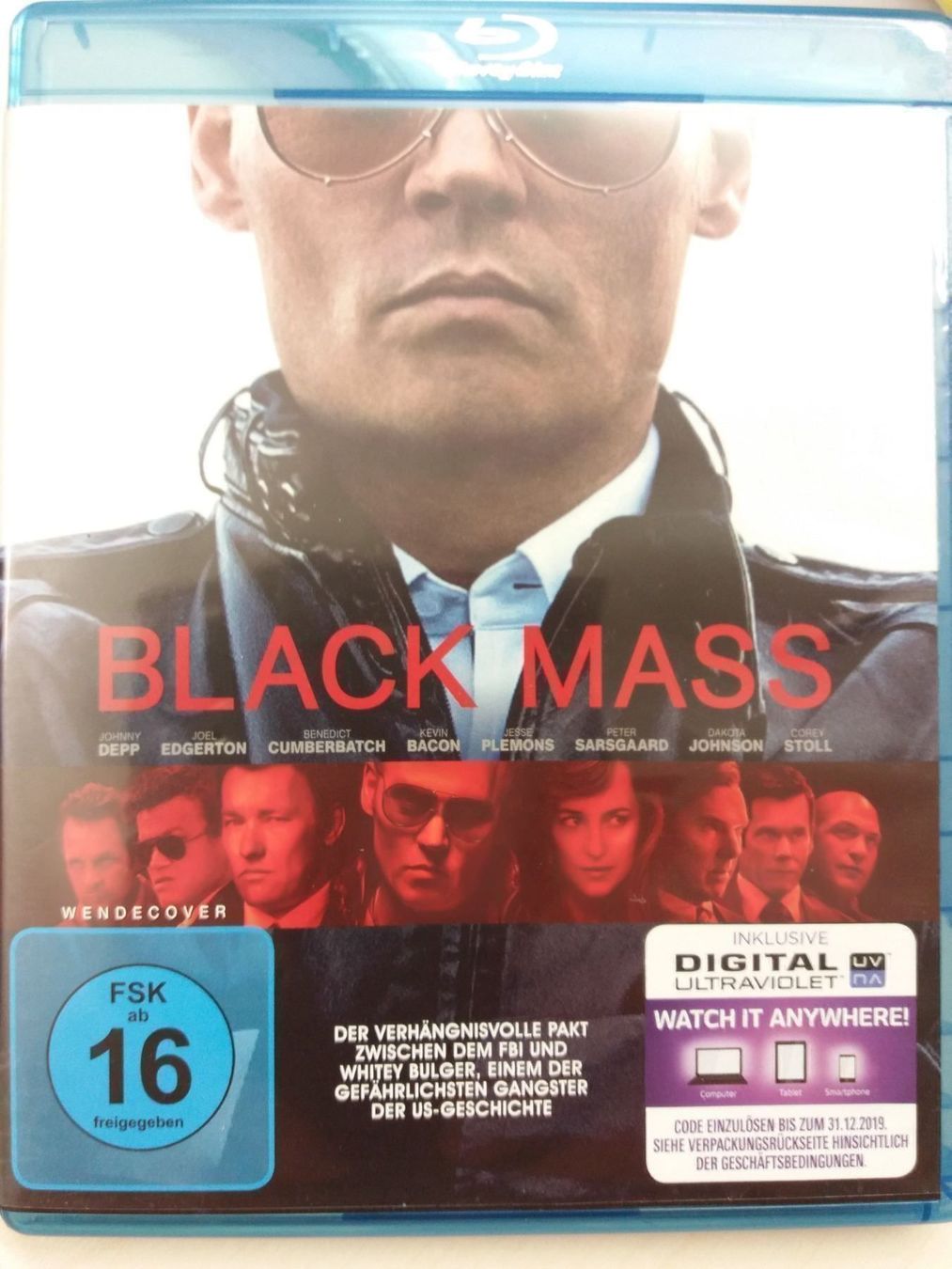 Tutti i DVDs: Blu-ray Black Mass mit Johnny Depp – Usato da Eiken venduto da Lashar