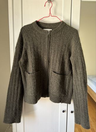 MSCH Copenhagen Strickjacke Gr. S/M Khaki 
