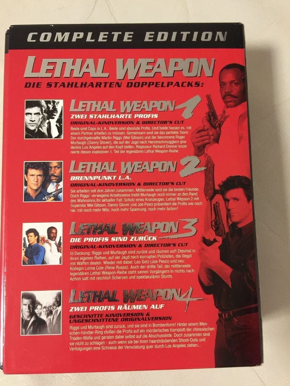 Tutti i DVDs: LETHAL WEAPON 1-4 – Usato da Jona venduto da Mister_N0 4