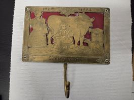 Appenzeller Kleiderhaken «Sutter Martin» Messing 1979/84