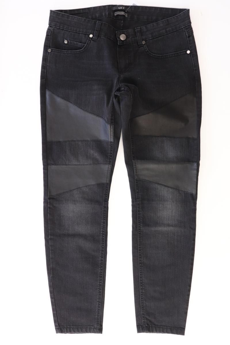 Jeans: Set Straight Jeans Gr. 38 schwarz – Gebraucht aus Neustadt an der Waldnaab von SecondLifeFashion