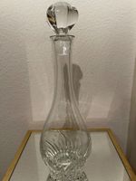 Elegante Kristall Karaffe mit Stopfen
