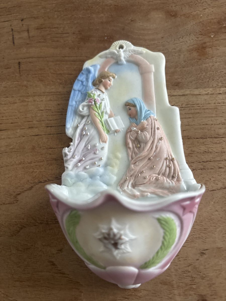 Statuette: Weihwassergeschirr alt – Usato da Kriens venduto da Wundertuete17