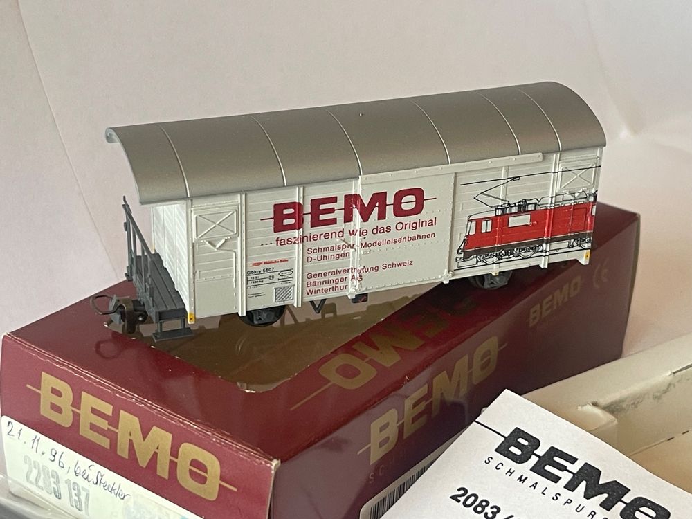 BEMO 2283 137 H0m: RhB Gbk-v 5607 BEMO Werbung (Neu und ...