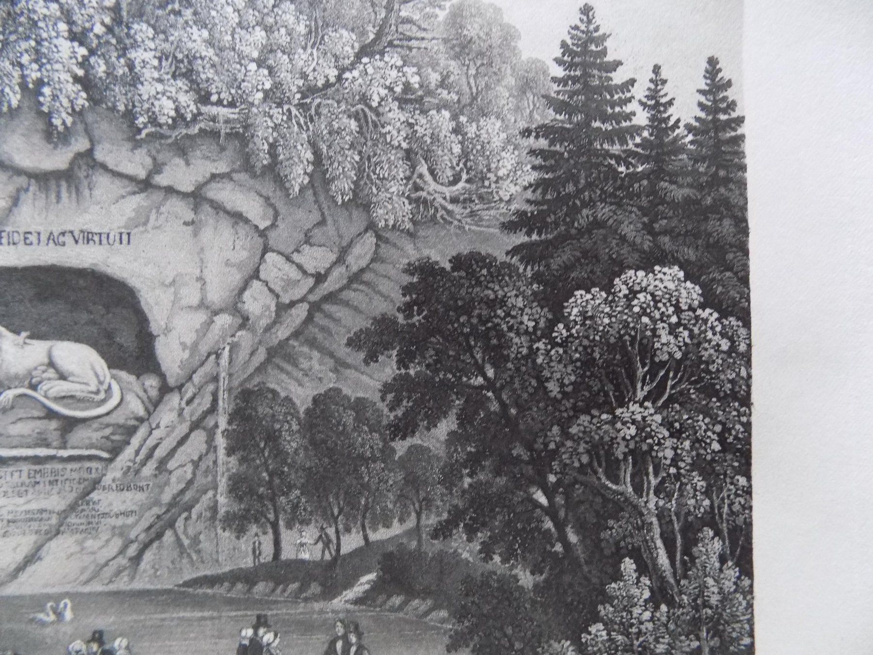 Gravures: Luzern Löwendenkmal – D'occasion à Risch par Rischli15 9