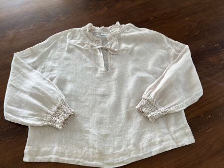 Damen Bluse Masai Leinen beige Gr. S/M Top Zustand