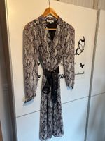 Kleid von Morgan, Schlangenmuster, schwarz-beige, Gr. 36