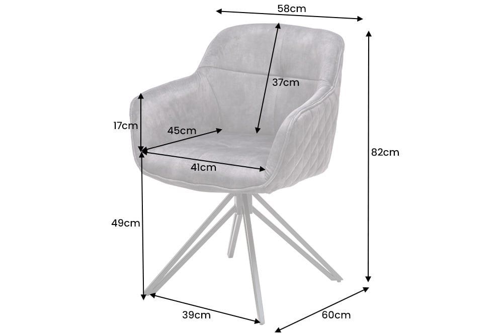 Sedie: STUHL Euphoria Esszimmer Samt drehbar – Nuovo (secondo la descrizione) da Sulgen venduto da eytsh 7