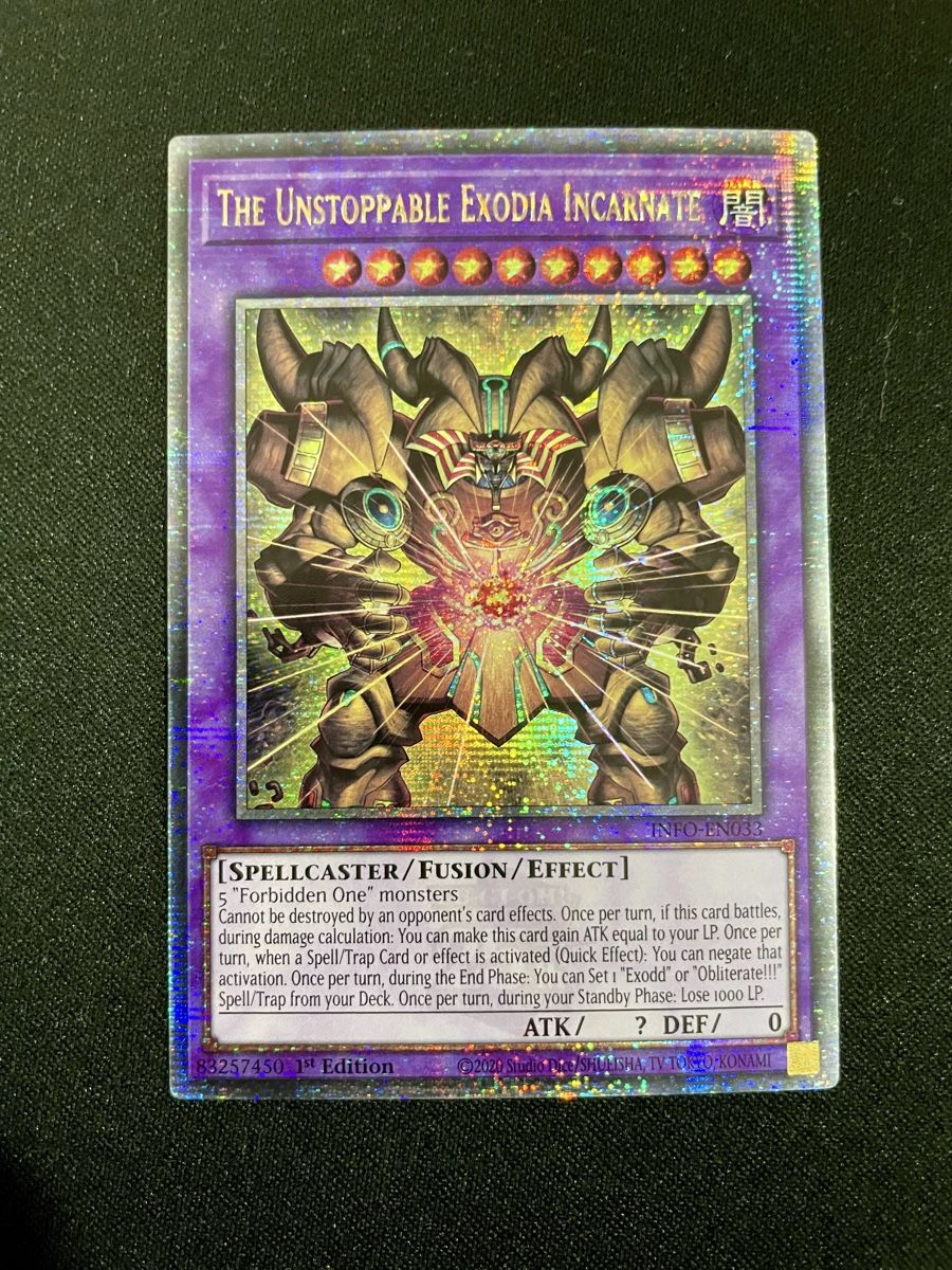 Yugioh Carte collezionabili: Yu-Gi-Oh! The Unstoppable Exodia Incarnate – Nuovo (secondo la descrizione) da Zürich venduto da MatCollection