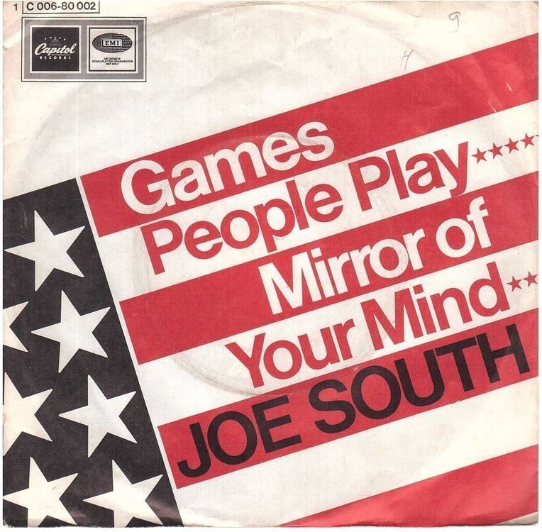 Dischi in vinile: Joe South  --  Games People Play  Single7 – Usato da Rheinau venduto da asteng