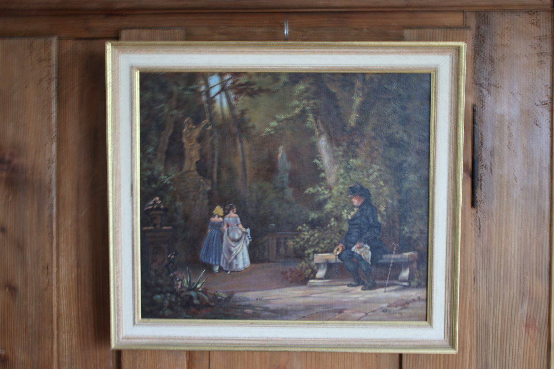 Gemälde: Ölbild Carl Spitzweg (Originalkopie) – Gebraucht aus Schlieren von Sternstunde2 4