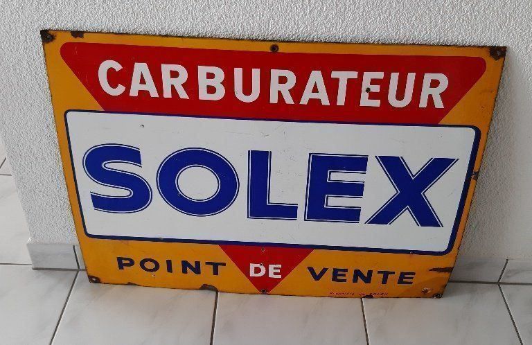 Solex Ecriteaux: Emailschild SOLEX Plaque émaillée – D'occasion à Schenkon par Elbarto007