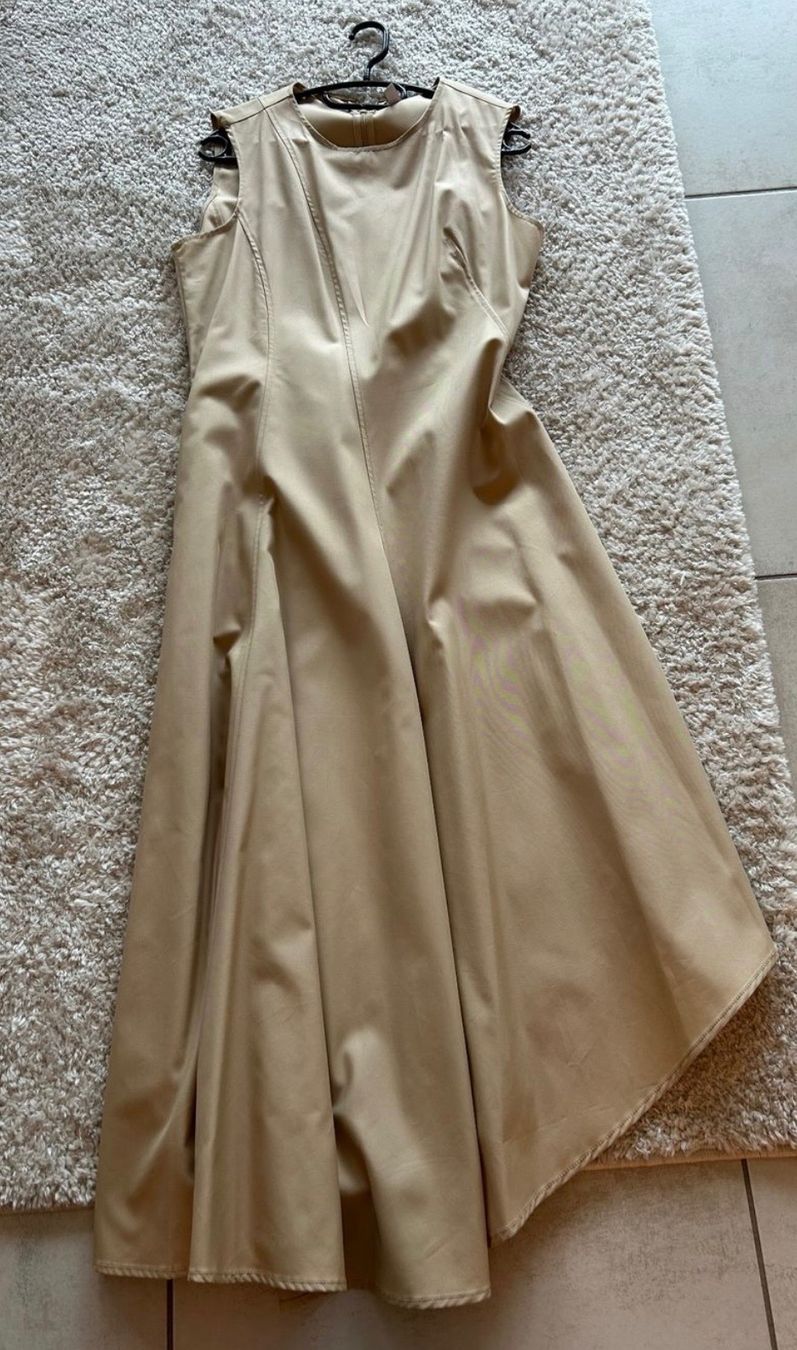 Mango Vestiti: Elegantes Mango Kleid, Gr. L, Beige, TOP – Usato da Zollikon venduto da dorean 3