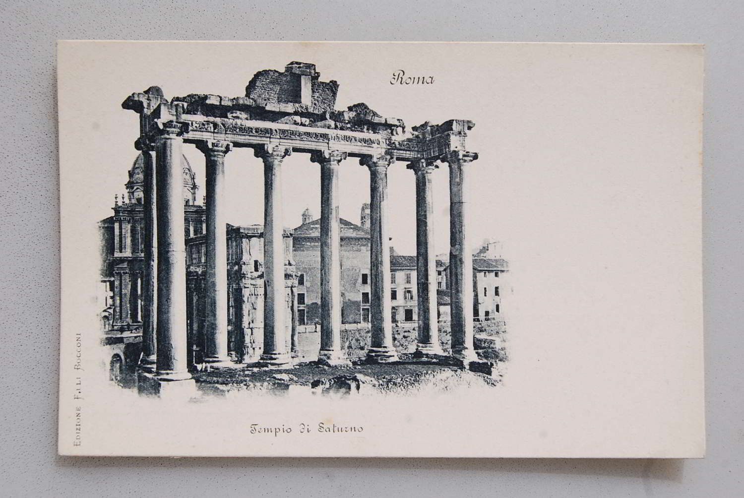 Cartoline postali: AK Roma - Tempio di Saturno – Usato da Rüfenacht BE venduto da Toro06