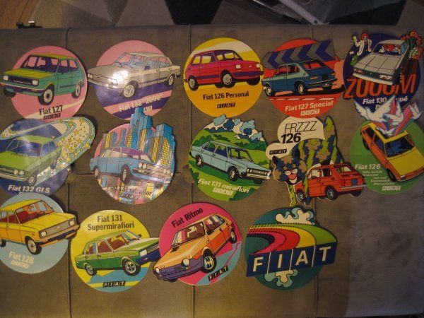 Stickers Fiat autocollant pour votre voiture