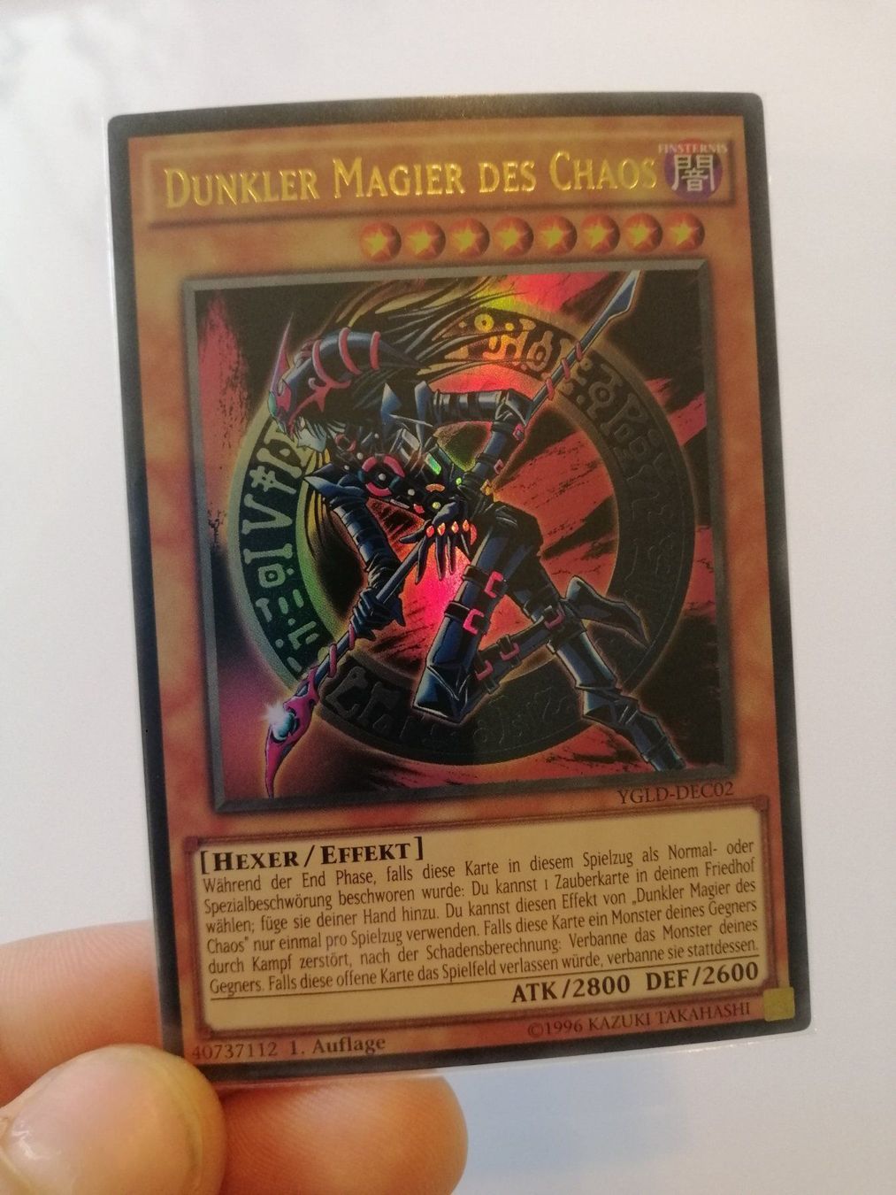 Yugioh Carte collezionabili: Dunkler Magier des Chaos 1.Edition Mint – Nuovo (secondo la descrizione) da Boswil venduto da ShoppingCenterCity 4