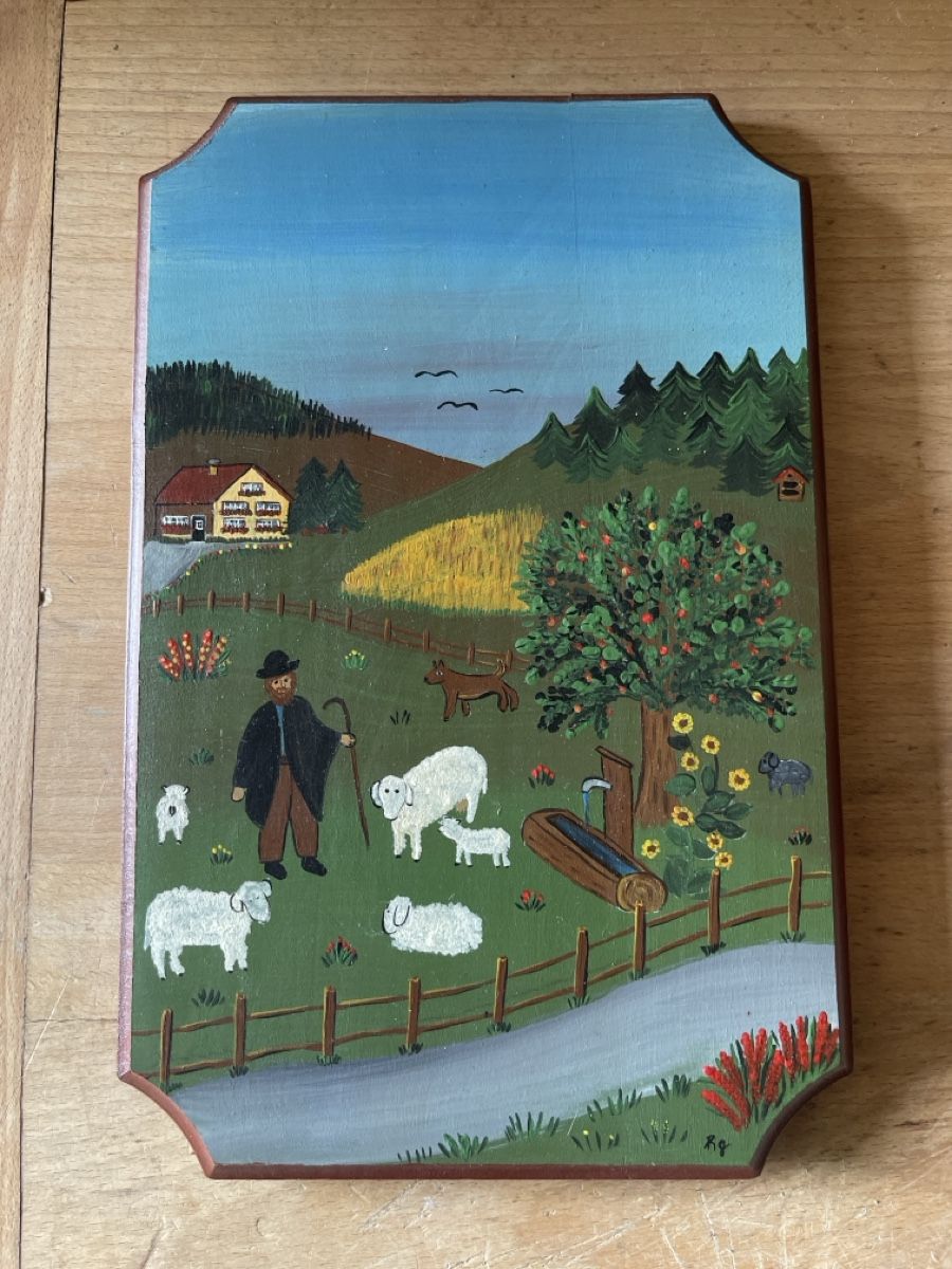 Poster & Bilder: Holzbild – Gebraucht aus Horgen von Aruscha