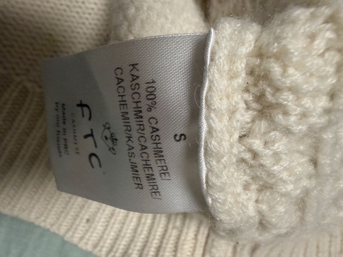 FTC Maglioni & Felpe: Cashmere Pulli von FTC, off-white, Gr S – Usato da Adliswil venduto da patrizia.roth01 3