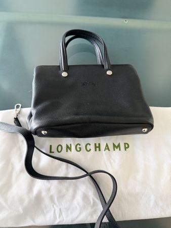 Longchamp Lederhandtasche Schwarz – neuwertig / ungetragen