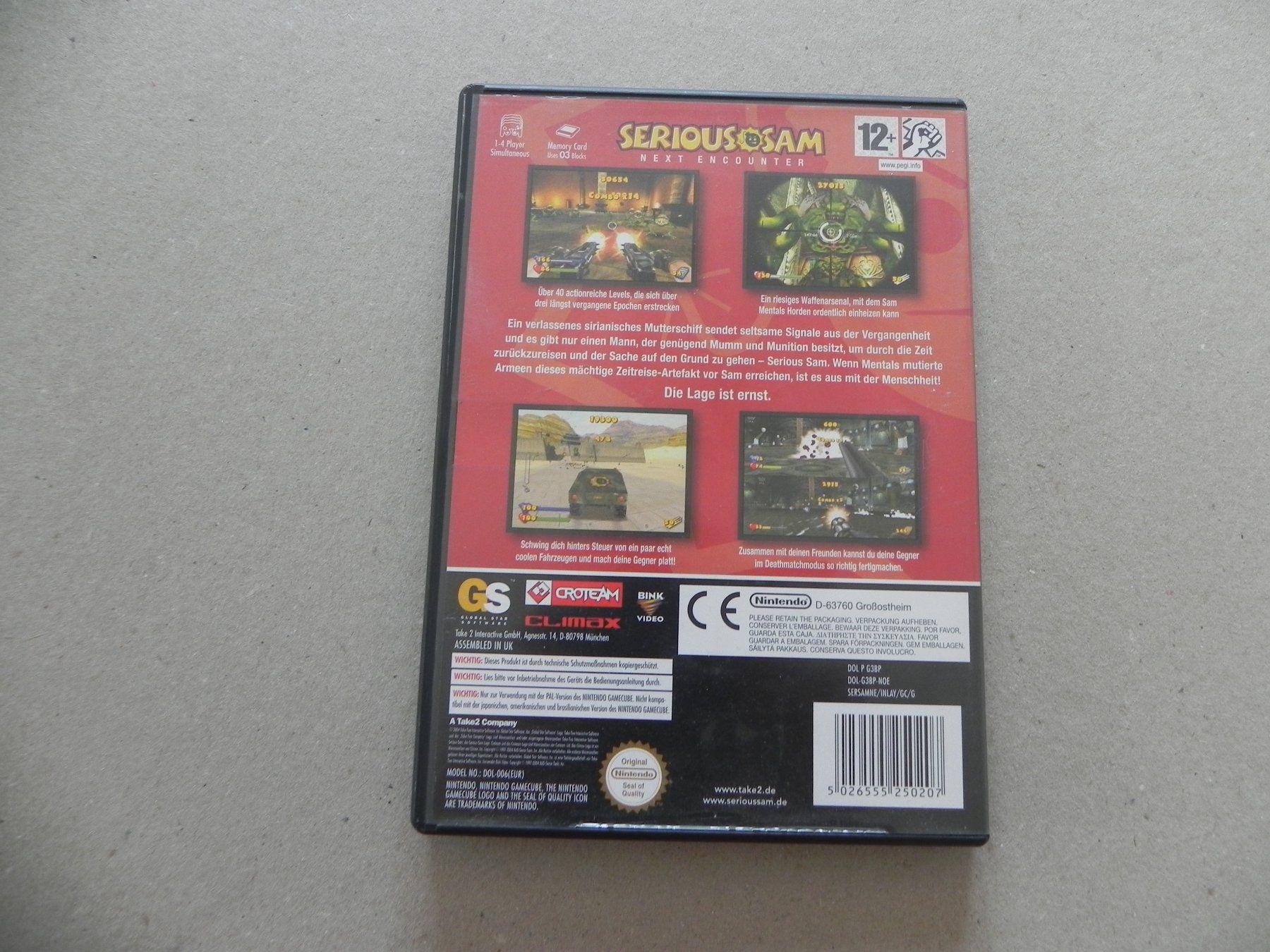 Nintendo Giochi: Nintendo GC Gamecube Spiel Serious Sam 2004 Next Encounter – Usato da Siebnen venduto da krimsie 1