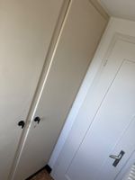 Aus Hausräumung: Alte Holz Schrank Tür ca. H 206x58cm