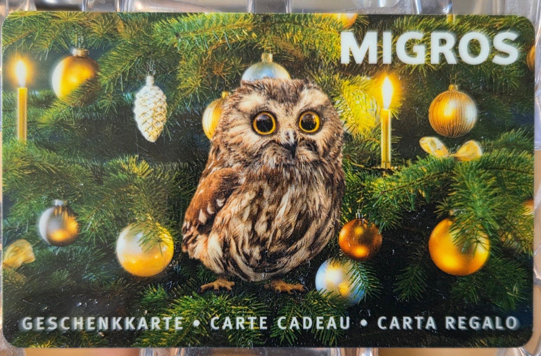 Cartoline: M Geschenkkarte Eule – Usato da Gossau SG venduto da oreliefredy