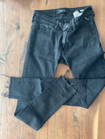 Replay Jeans, schwarz, Grösse 29, super Zustand!