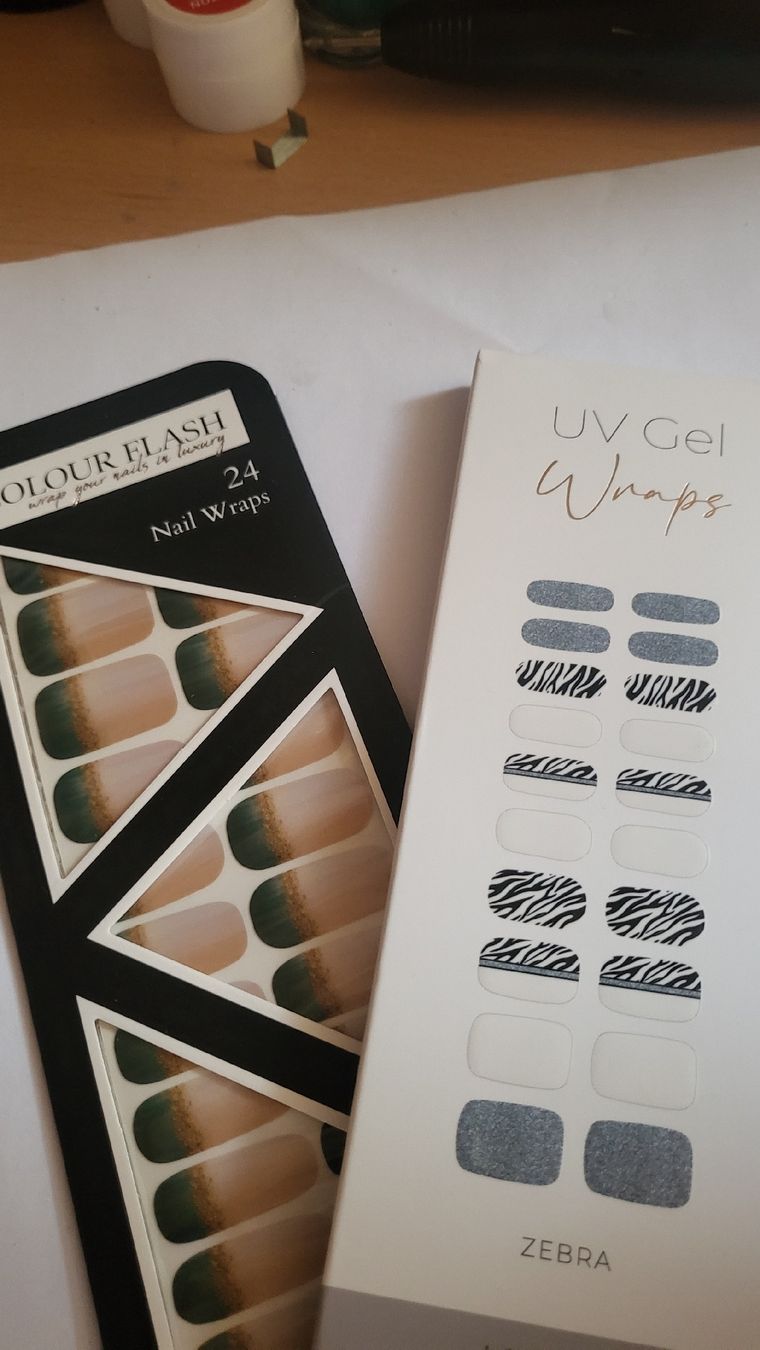 Künstliche Fingernägel: Nail Wraps Set Set 11 – Neu und originalverpackt aus Sagogn von salsagirl30