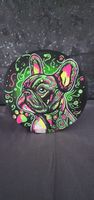 Handbemaltes Holztischle/Dekotischle Französische Bulldogge
