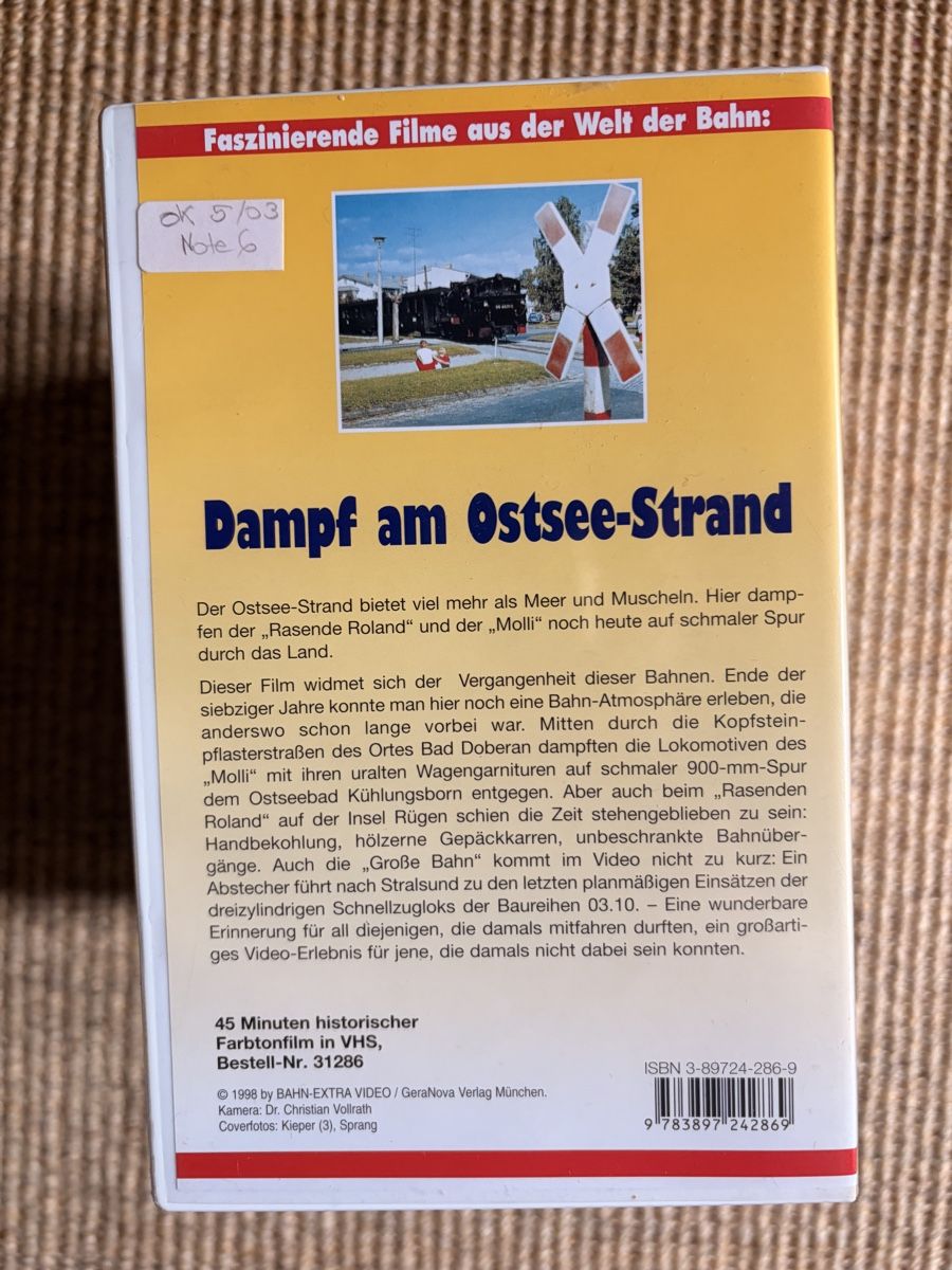 Alle VHS: Eisenbahn VHS-Kasetten – Gebraucht aus Herzogenbuchsee von Jana_1019 1
